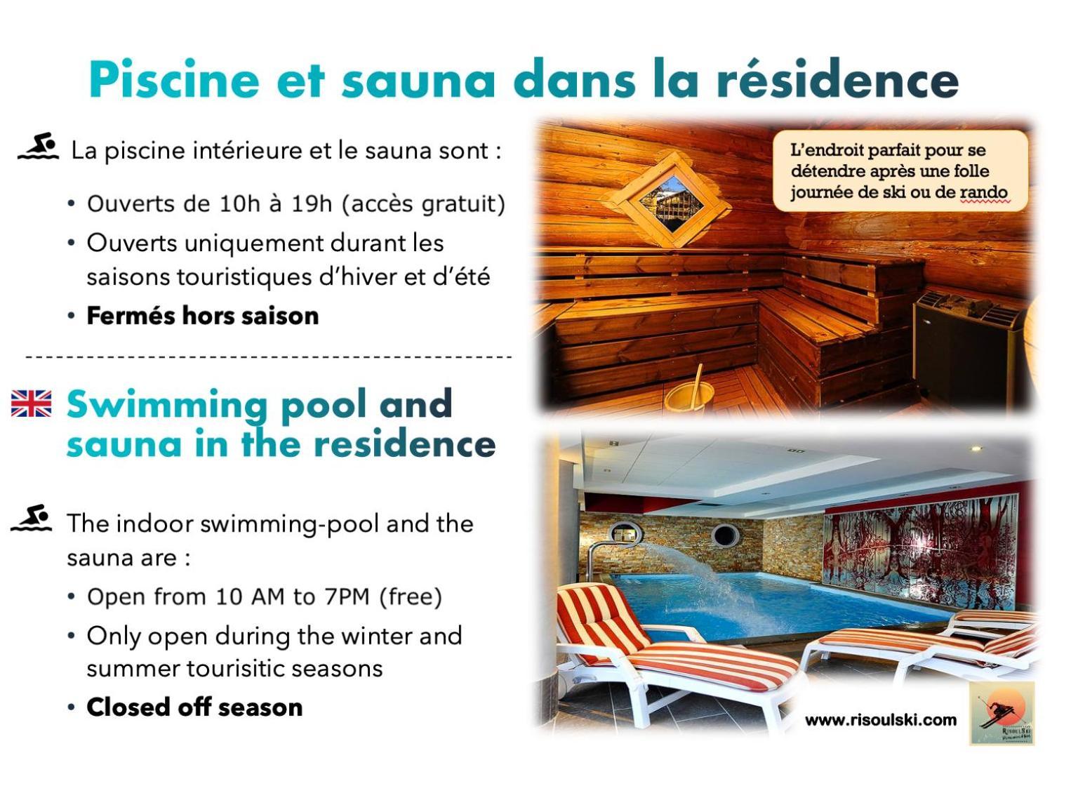 Risoulski Antares - Piscine Et Sauna Exterior photo
